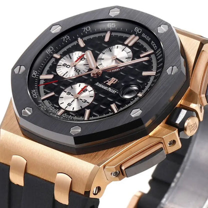 Prestige Atelier Coastal Sport Chronograph 44mm Black Dial Rose Gold 1241