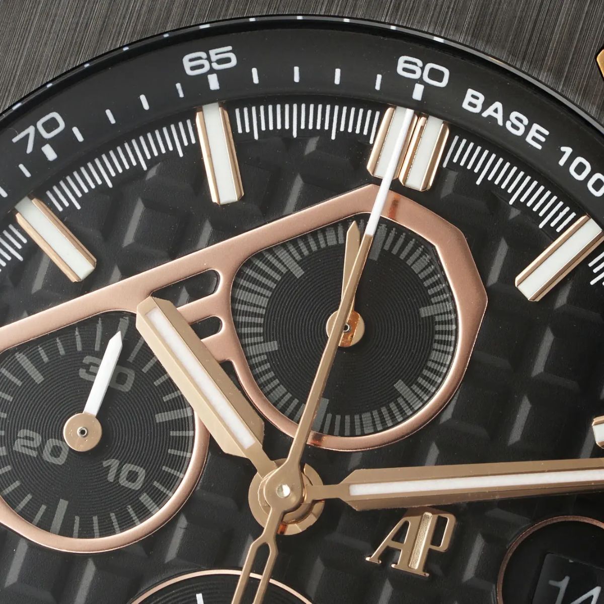 Prestige Atelier Coastal Sport Chronograph 44mm Black Dial Black Ceramic Rose Gold 3188
