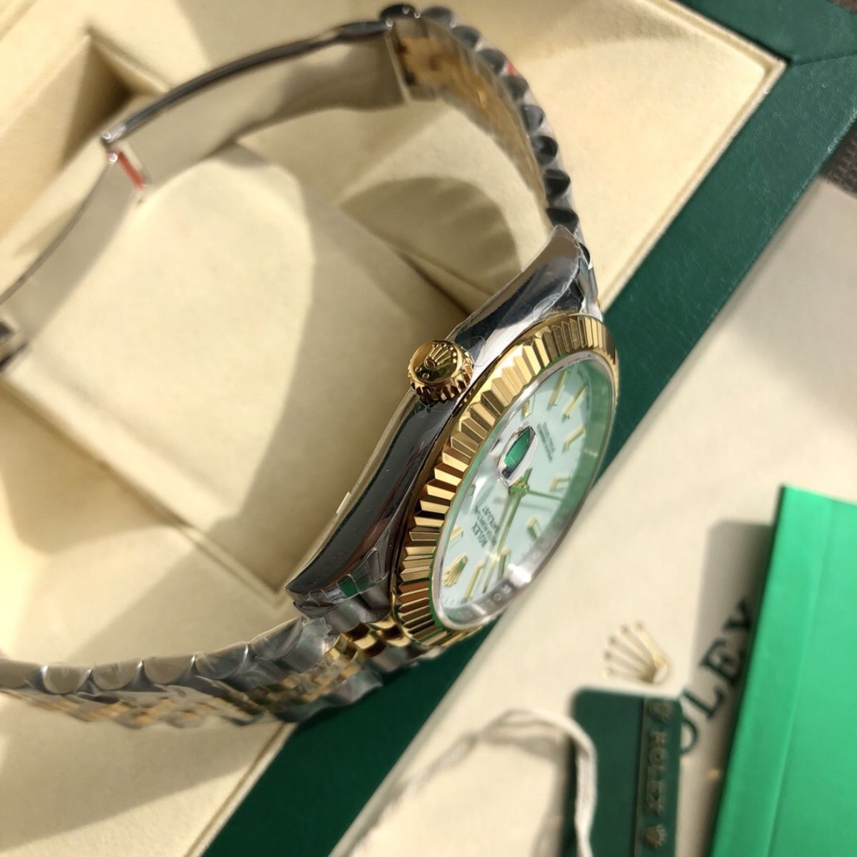 [Super Clone] Regency Classic Date 41 mm Five-Link Fluted Bezel White Dial 126333 2773