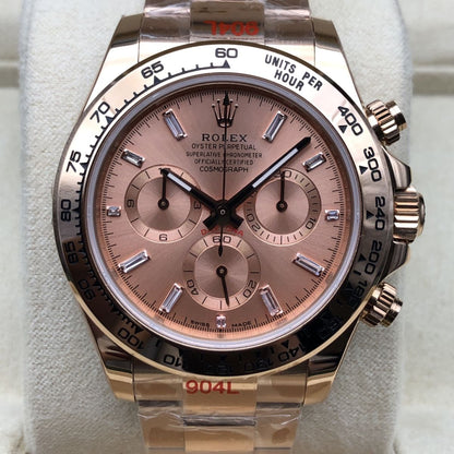 [Super Clone] Regency Racing Chronograph 40 mm Timeless Everose Bezel Everose Dial 8678