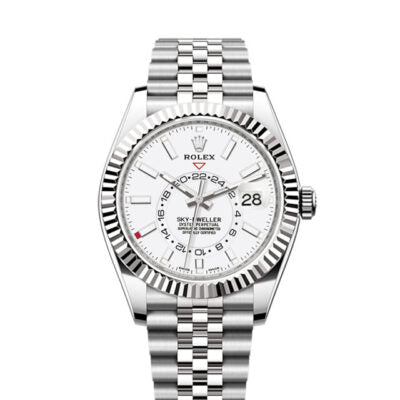 wrist watch Sky-Dweller 42mm, Oystersteel and 18k White Gold, Ref# 326934-0002 watch