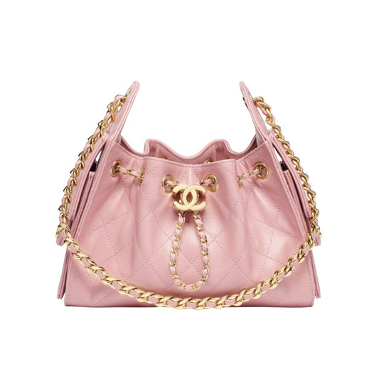 25 Mini Smooth Leather Handbag Pink 20cm 25 New Collection Bag