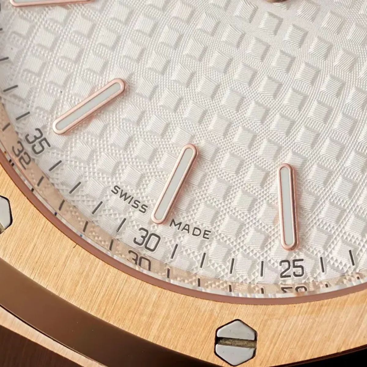Prestige Atelier Octagon Sport 39mm White Dial Rose Gold 4858