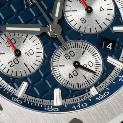 [Super Clone] Prestige Atelier Coastal Sport Chronograph 43mm Blue Dial Stainless Steel 3598