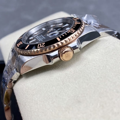 Regency Diver Date 41 mm Timeless Black ceramic Bezel Bright black Dial 5372