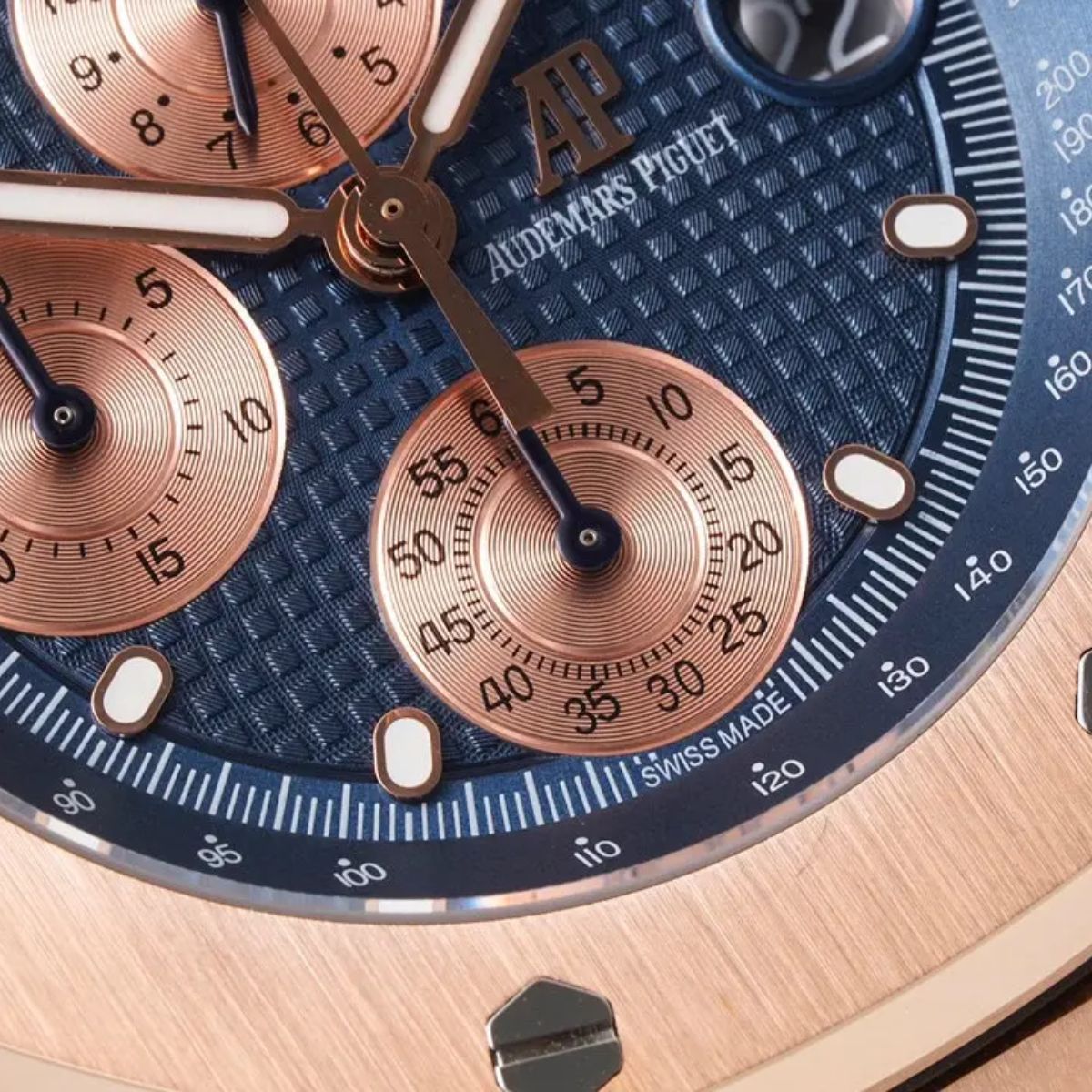 Prestige Atelier Coastal Sport Chronograph 42mm Blue Dial Rose Gold 1777