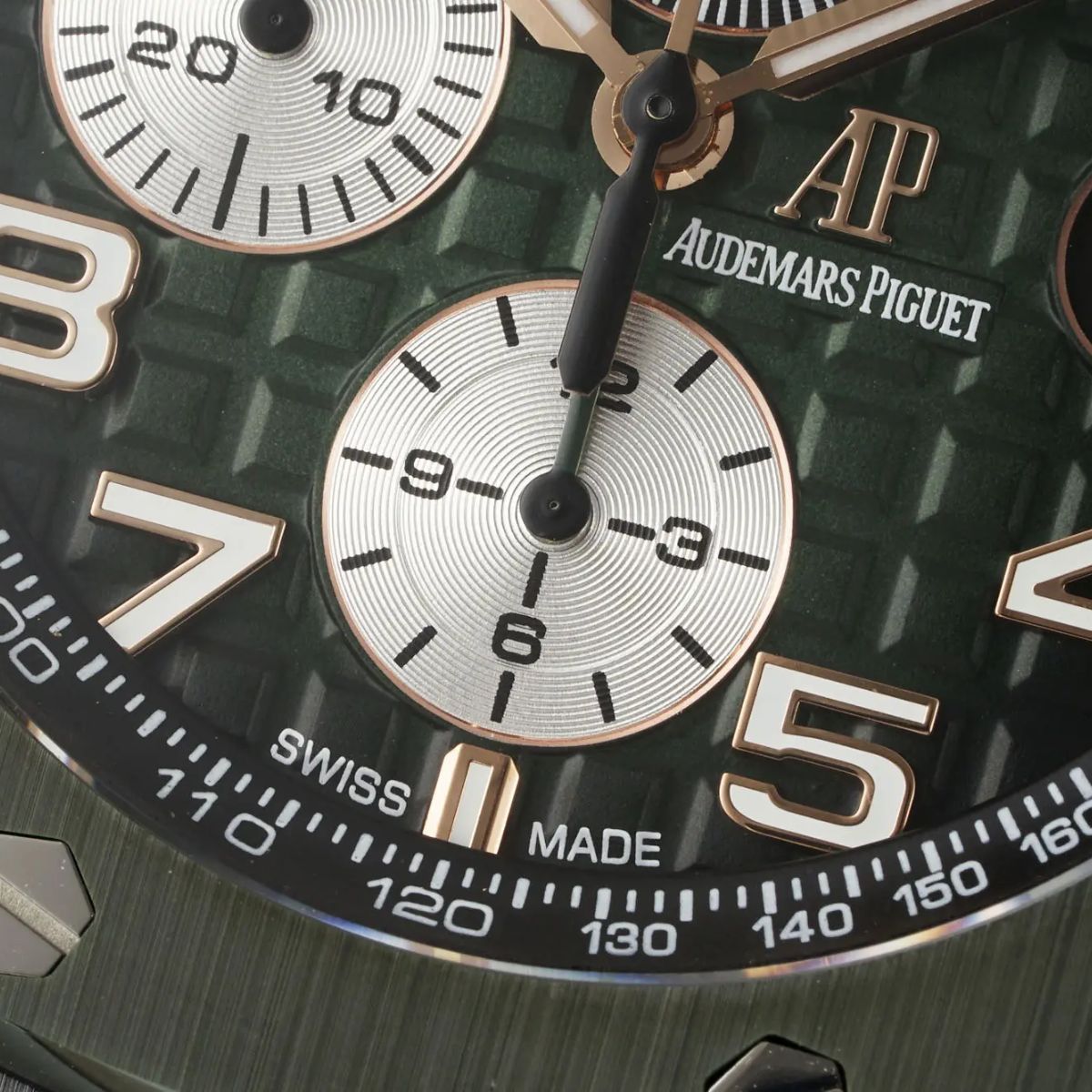[Super Clone] Prestige Atelier Coastal Sport Chronograph 44mm Green Dial Black Ceramic 4606