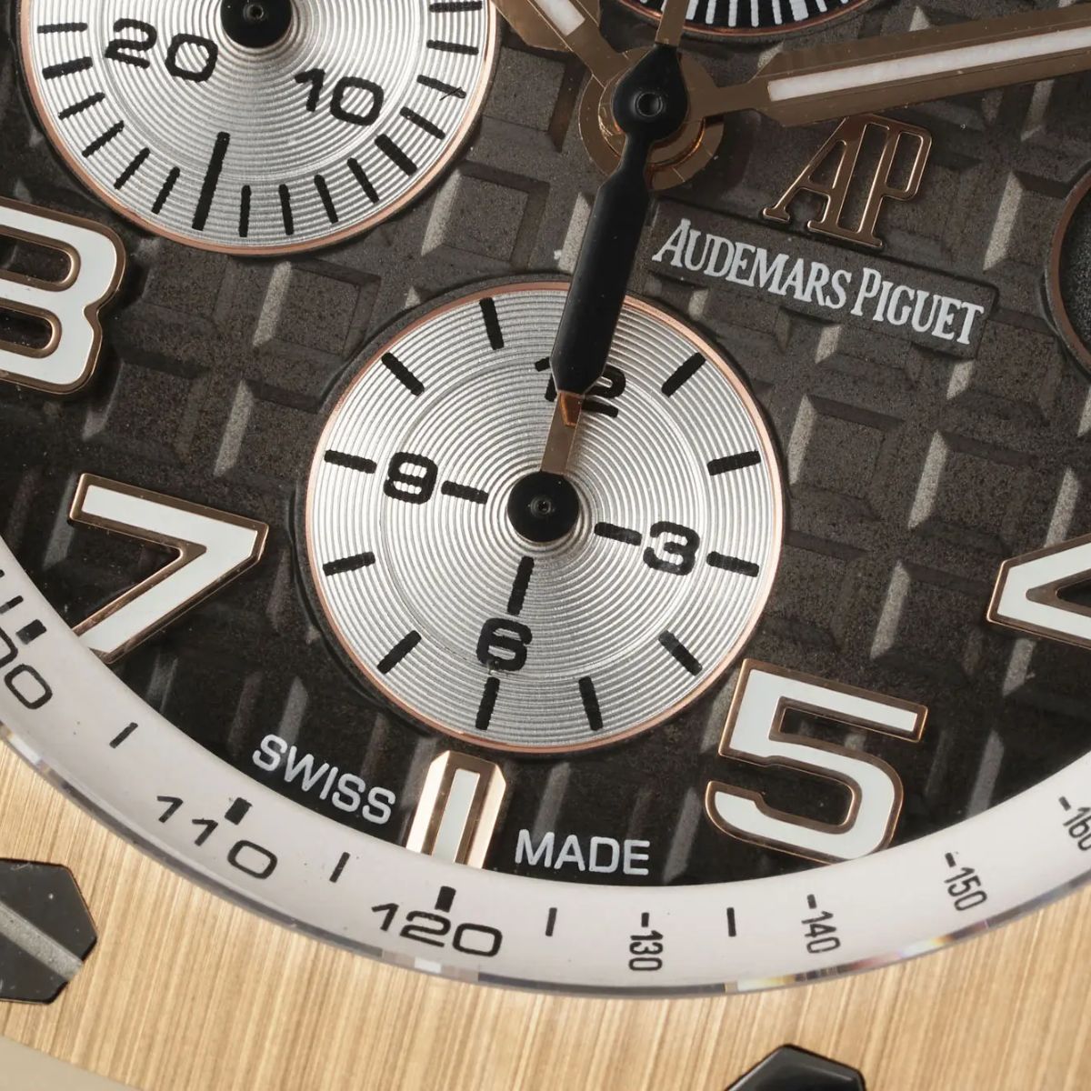 Prestige Atelier Coastal Sport Chronograph 44mm Grey Dial Rose Gold Black Ceramic 5187