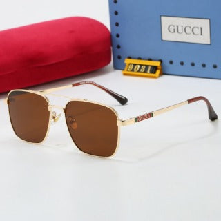 2026 6-color full frame HD lens metal thin frame sunglasses 9031