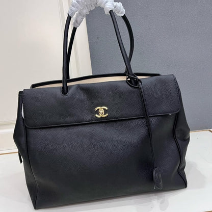 Shopping Bag Large Grained Leather Tote Bag Black 43cm AS6289 B24248 94305 22 New Collection Bag Shopping Bag