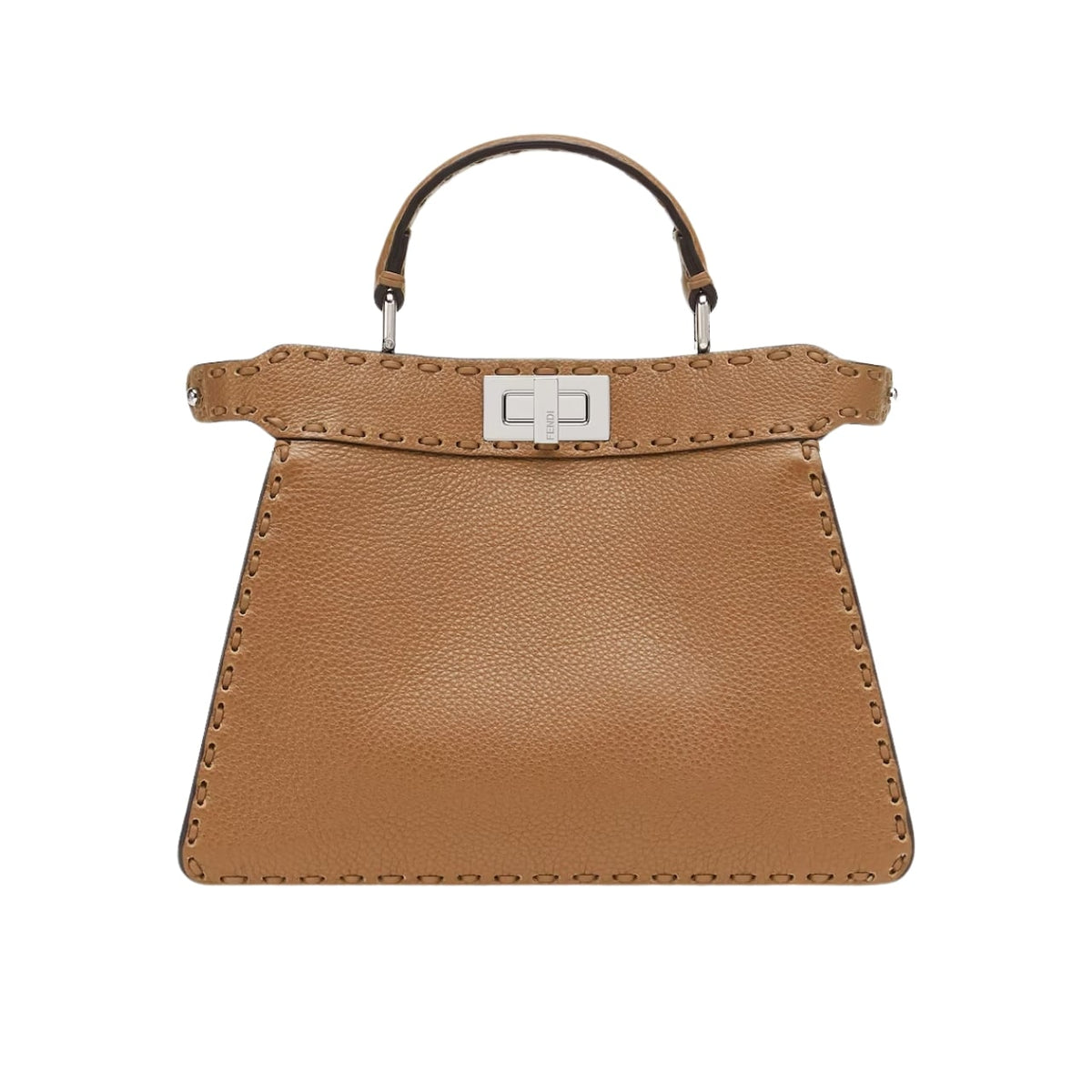 Peekaboo ISeeU Small Selleria Handbag Brown 27Cm 8Bn335Arbbf0Emr 22 New Collection Bag Peekaboo Bag