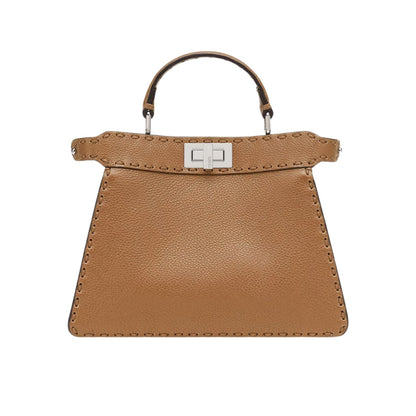 Peekaboo ISeeU Small Selleria Handbag Brown 27Cm 8Bn335Arbbf0Emr 22 New Collection Bag Peekaboo Bag