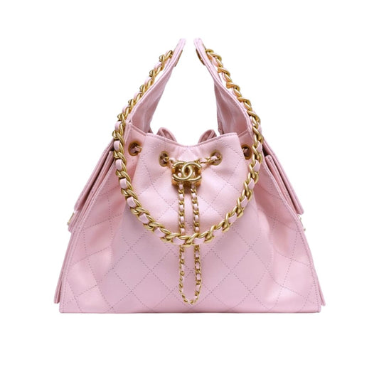 25 Small Grained Leather Handbags Light Pink 26cm AS5293 B20304 NAGEO 25 New Collection Bag