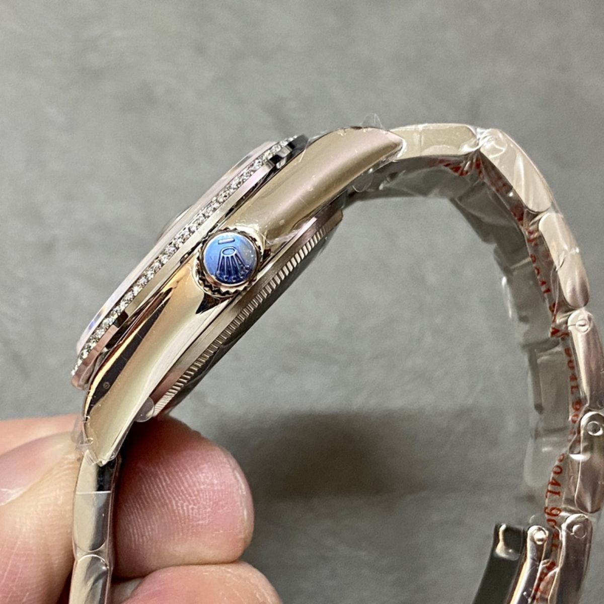 [Super Clone] Regency Classic Date 36 mm Timeless Brilliant diamond set Bezel Silver set with diamonds Dial 126284RBR 4036