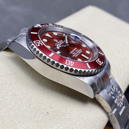 Regency Diver Date 41 mm Timeless Red Bezel Red Dial 7279