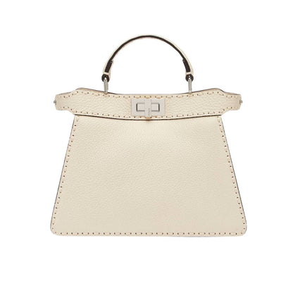 Peekaboo ISeeU Small Selleria Handbag Beige 27Cm 8Bn335Arbbf0Mu3 22 New Collection Bag Peekaboo Bag