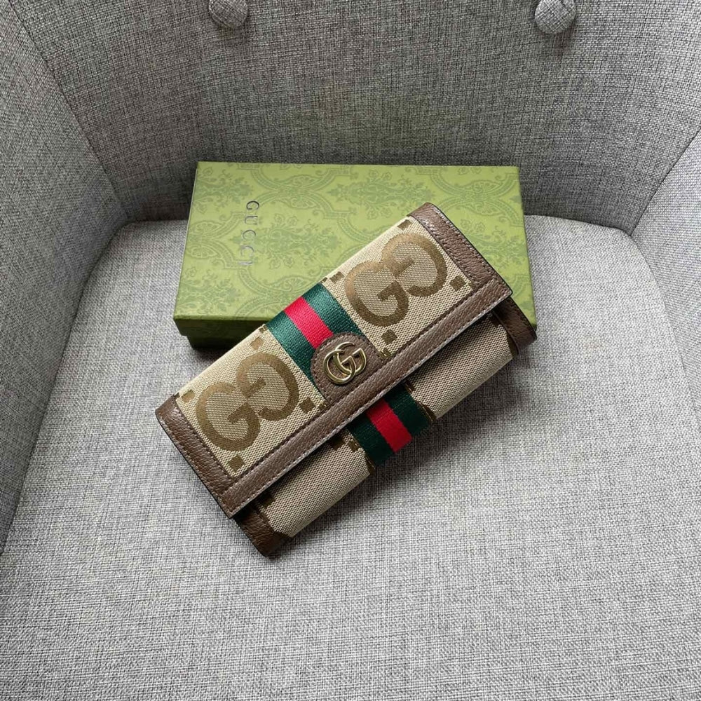 Ophidia GG Canvas Wallet Beige 19cm 523153 UKMDG 2570 OPHIDIA Bag