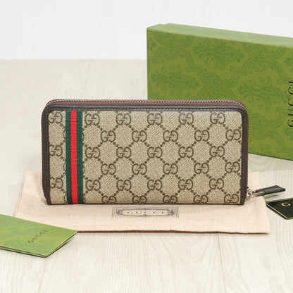 Ophidia GG Supreme Wallets Beige Ebony 21Cm Gcvn8061 OPHIDIA Bag