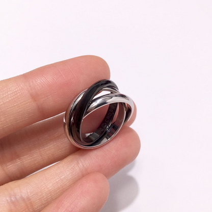 18K Celestial Trinity Classic Ceramics Ring