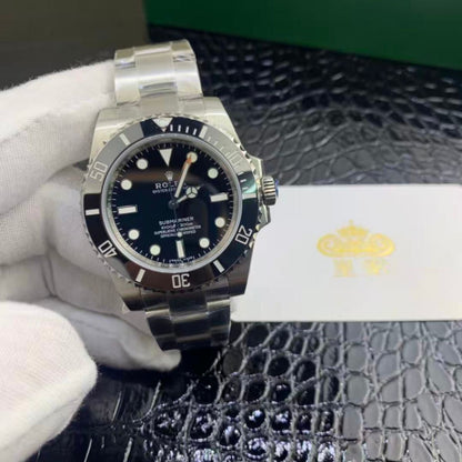 [Super Clone] Regency Diver 41 mm Timeless Black ceramic Bezel Bright black Dial 124060 8153