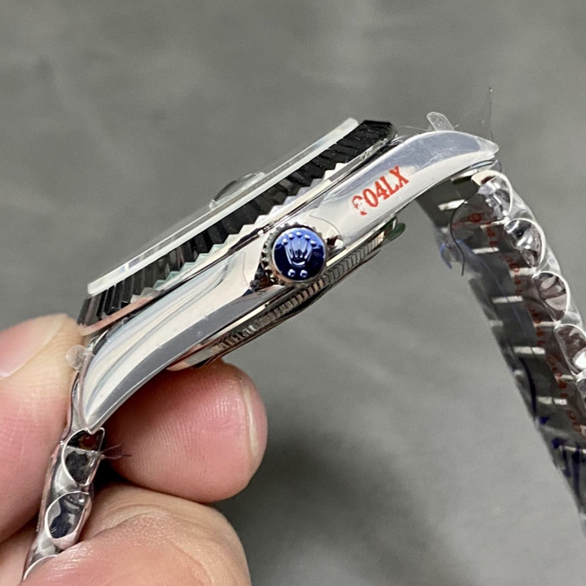 [Super Clone] Regency Weekday 40 mm Weekday Fluted Bezel Ice blue Dial 228236 6166