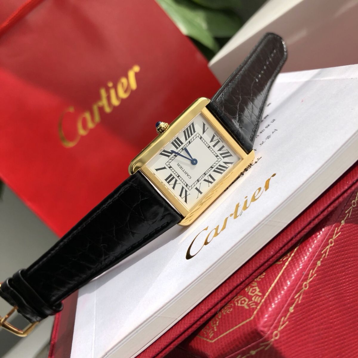 Parisian Rectangular Essential watch 33 x 27 mm 4342