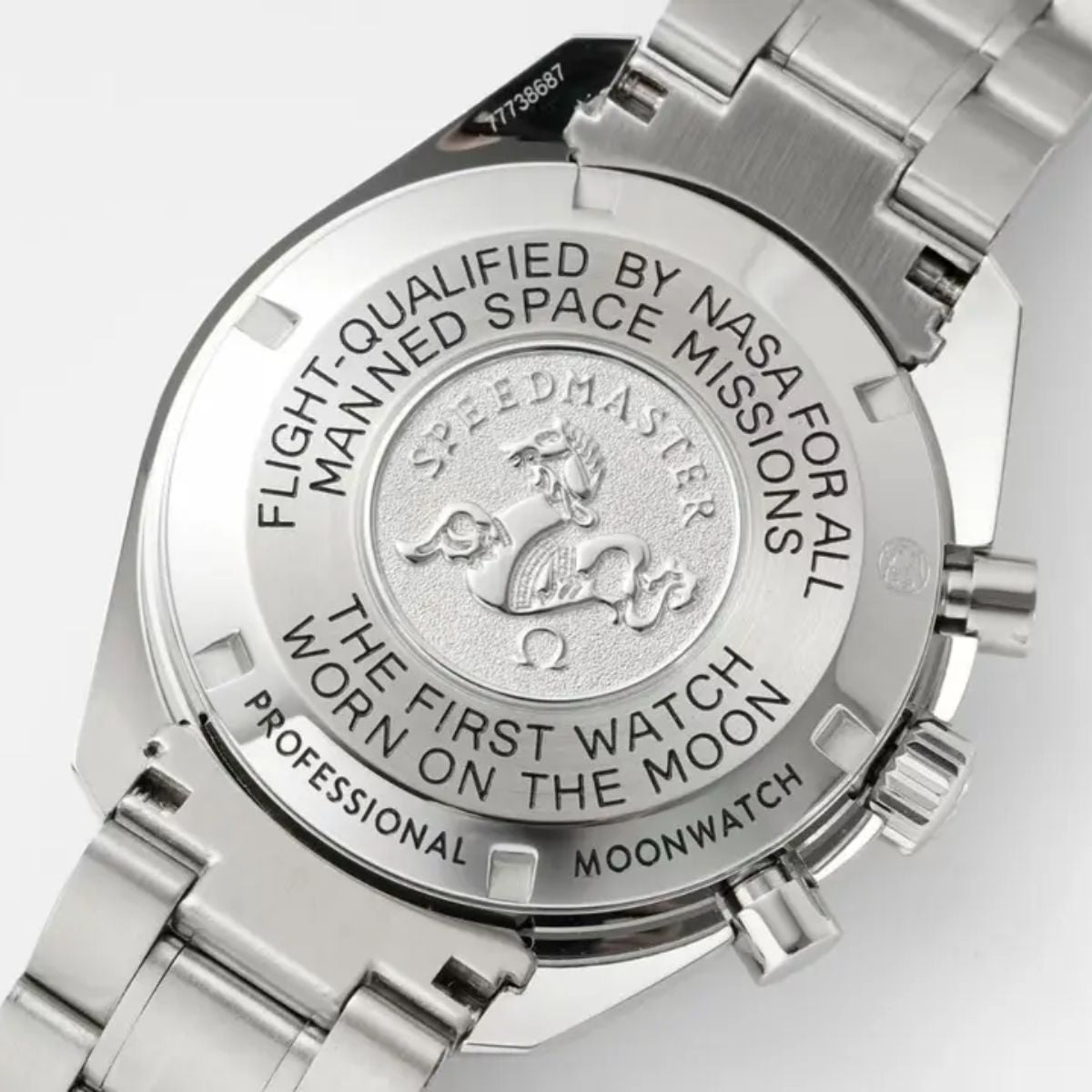 Celestial Moon Chronograph Professional 42mm Steel On Steel Brown Dial 4109