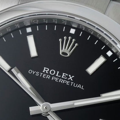 [Super Clone] Regency Timeless Perpetual 36 mm Timeless Trapeze Bezel Black Dial 126000 2187