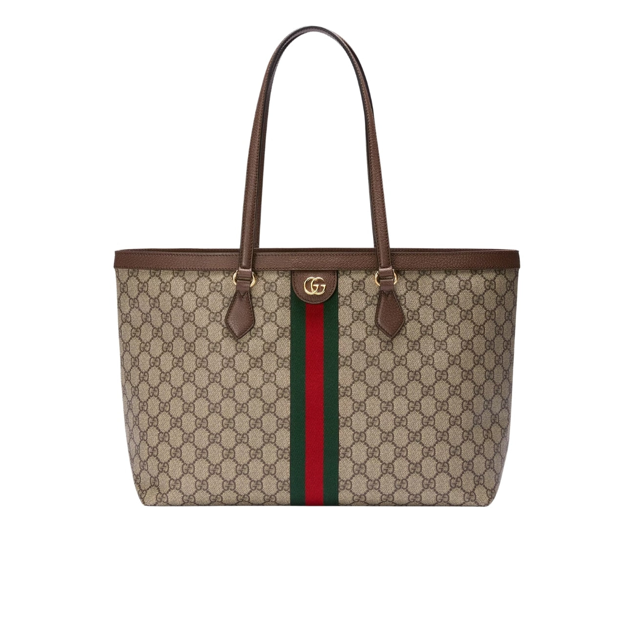 Ophidia Large GG Supreme Canvas Tote Bag Beige And Dark Brown 38Cm 631685 96IWB 8745 OPHIDIA Bag