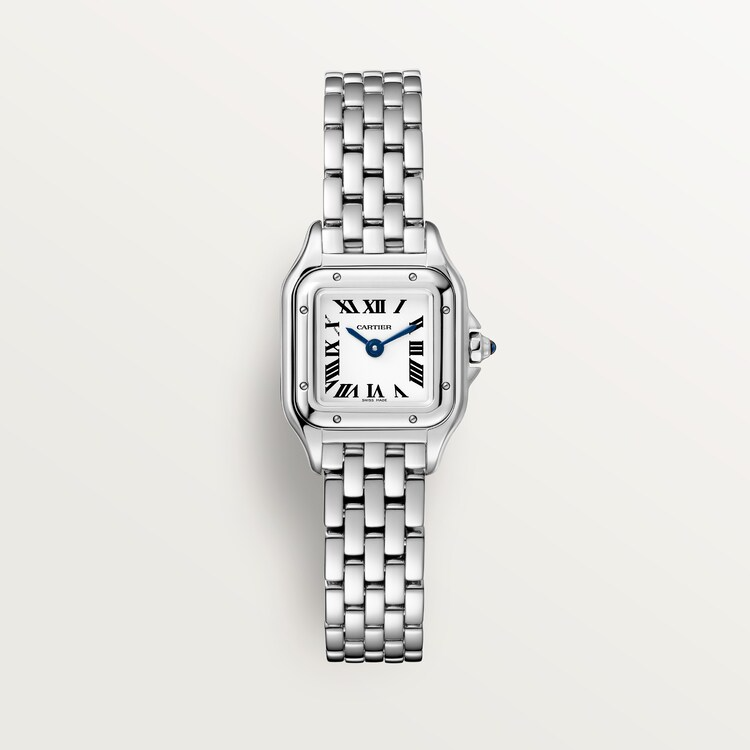 Unworn wrist watch Panthère de wrist watch Mini, Stainless Steel, 18.5mm x 25.1mm, Ref# WSPN0012, box and papers watch