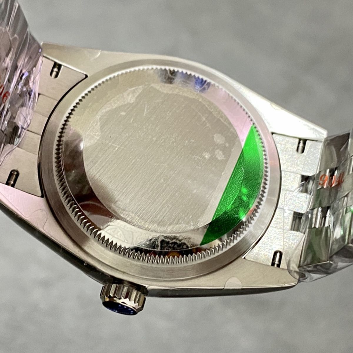 [Super Clone] Regency Classic Date 36 mm Five-Link Domed Bezel Mint green Dial 126200 5835