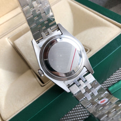 Regency Classic Date 36 mm Five-Link Brilliant diamond set Bezel White Dial 8119