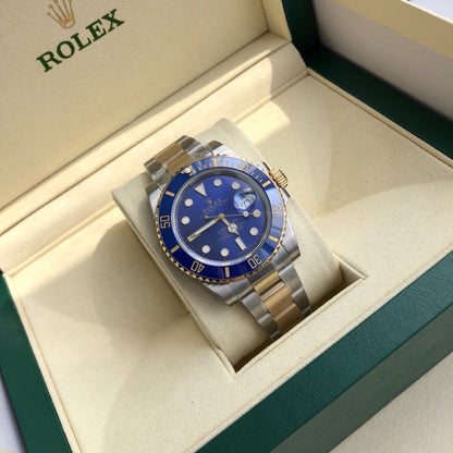 [Super Clone] Regency Diver Date 41 mm Timeless Blue ceramic Bezel Bright blue Dial 126613LB 8587