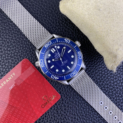Celestial Seafarer Diver 300M 42mm Steel On Steel Blue Dial 3553