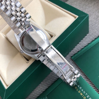 [Super Clone] Regency Classic Date 36 mm Five-Link Brilliant diamond set Bezel White Dial 2912