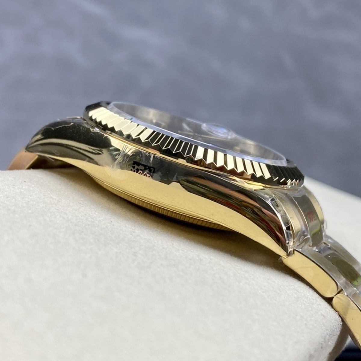 [Super Clone] Regency Dual Time 42 mm Timeless Fluted Bezel Bright black Dial 336938 9785