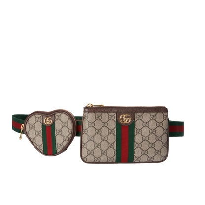 Ophidia GG Supreme Canvas Belt Bag Beige Ebony 20cm 698805 96iwg 8745gg OPHIDIA Bag