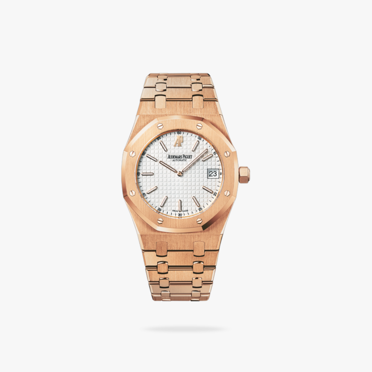 Prestige Atelier Octagon Sport 39mm White Dial Rose Gold 4858