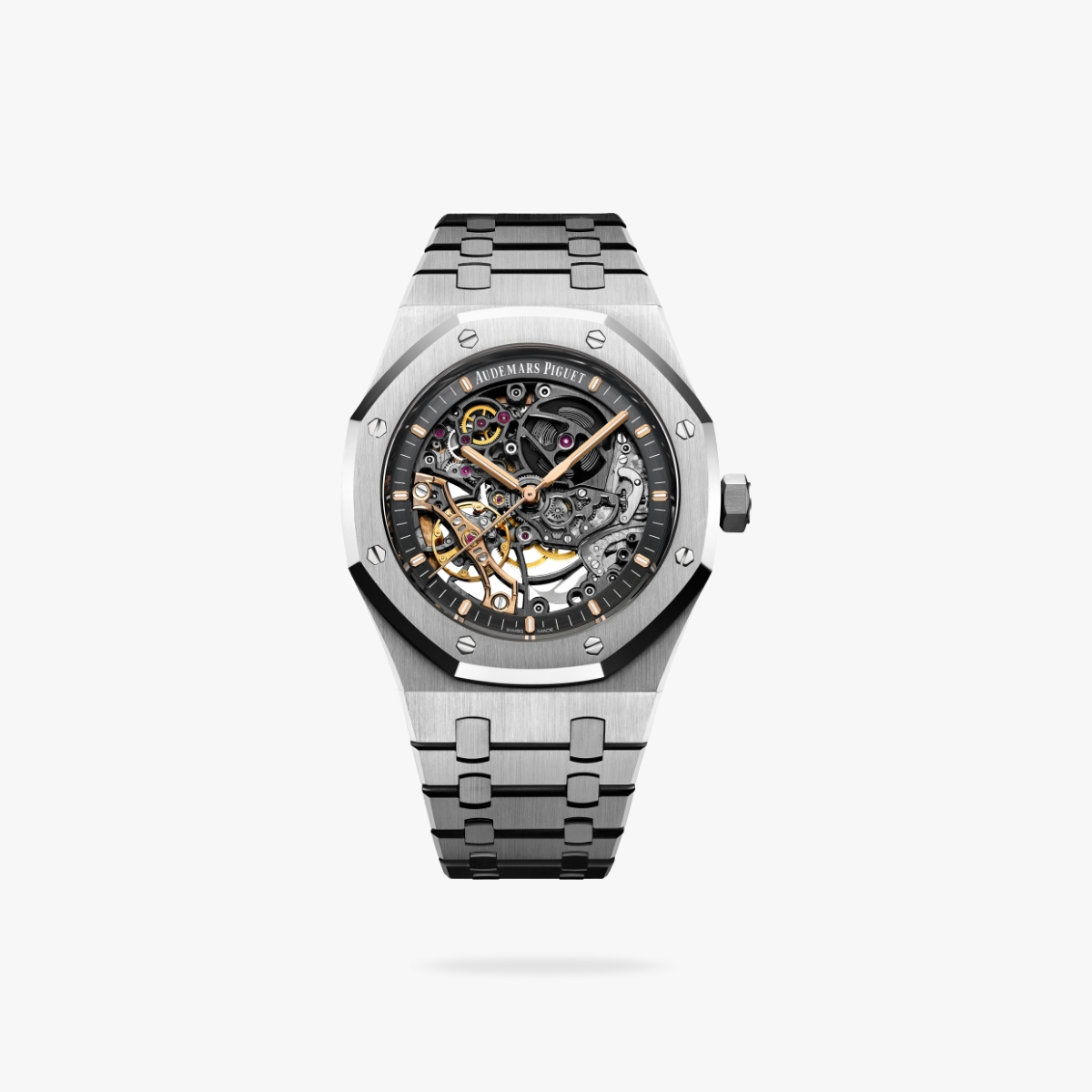 Prestige Atelier Octagon Sport Double Balance Wheel Openworked 41mm Skeleton Dial Stainless Steel 4218