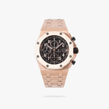Prestige Atelier Coastal Sport Chronograph 42mm Black Dial Rose Gold 5933