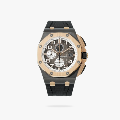 Prestige Atelier Coastal Sport Chronograph 44mm Grey Dial Rose Gold Black Ceramic 5187