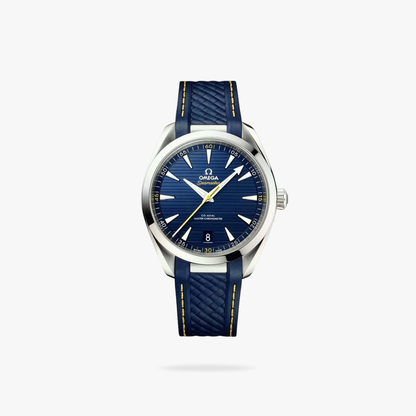 Celestial Aqua Sport 150M 41mm Steel On Rubber Strap Blue Dial 9293