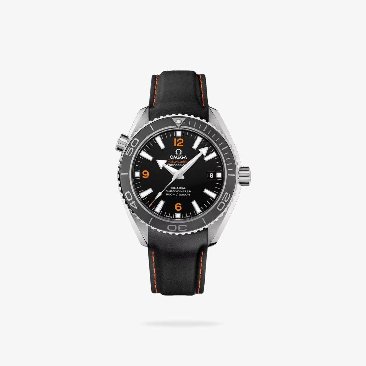 Celestial Ocean Diver 600M 42mm Steel On Rubber Strap Black Dial 7831