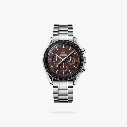 Celestial Moon Chronograph Professional 42mm Steel On Steel Brown Dial 4109