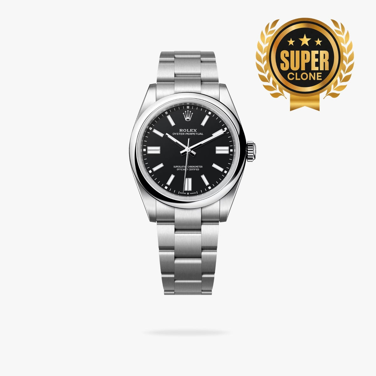 [Super Clone] Regency Timeless Perpetual 41 mm Timeless Trapeze Bezel Black Dial 134300 1316