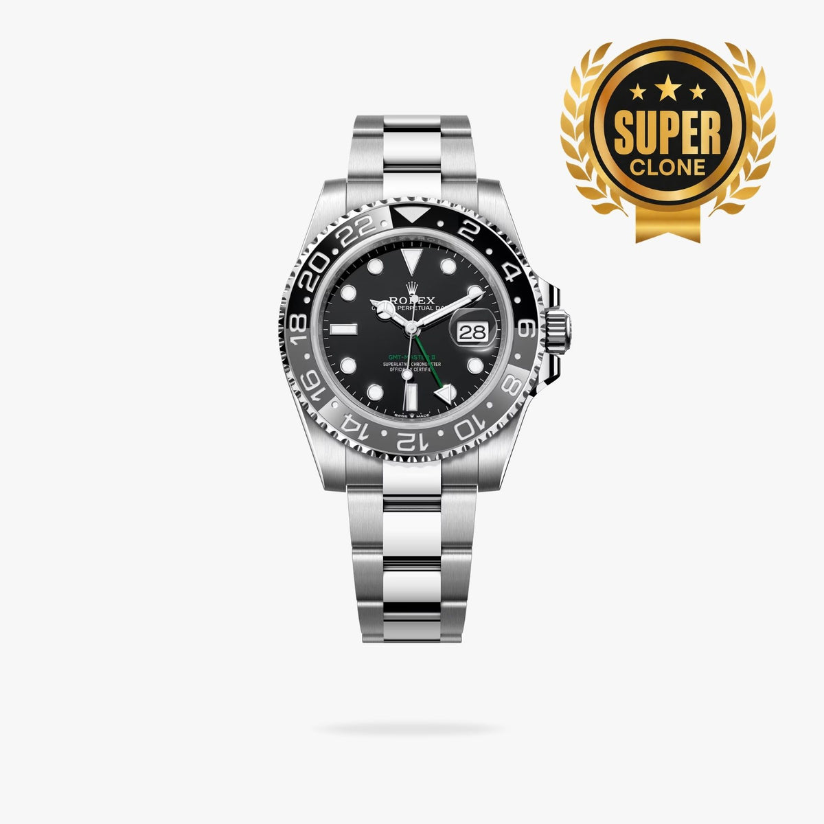 [Super Clone] Regency Traveller Traveller 40 mm Timeless Gray and black Bezel Black Dial 126710GRNR 5159