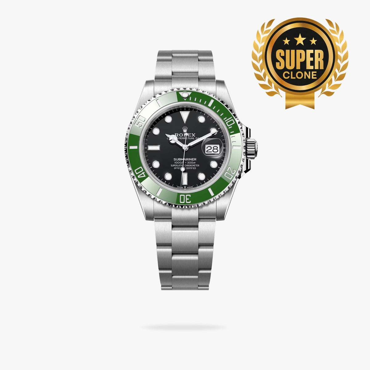 [Super Clone] Regency Diver Date 41 mm Timeless Green ceramic Bezel Bright black Dial 126610LV 9356