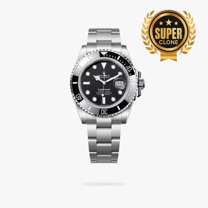 [Super Clone] Regency Diver Date 41 mm Timeless Black ceramic Bezel Bright black Dial 126610LN 1194