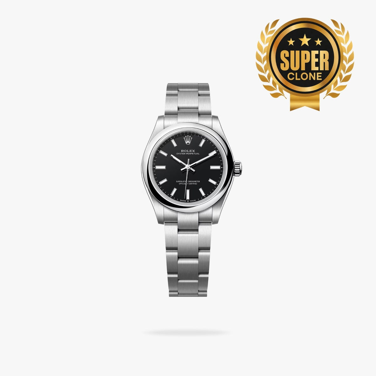 [Super Clone] Regency Timeless Perpetual 31 mm Timeless Trapeze Bezel Black Dial 277200 5058