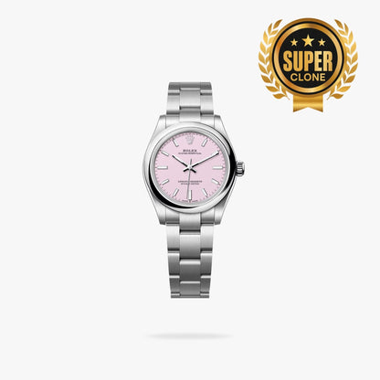 [Super Clone] Regency Timeless Perpetual 31 mm Timeless Trapeze Bezel Pink Dial 277200 2505